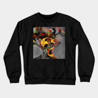 Abstract swirls painting Crewneck Sweatshirt